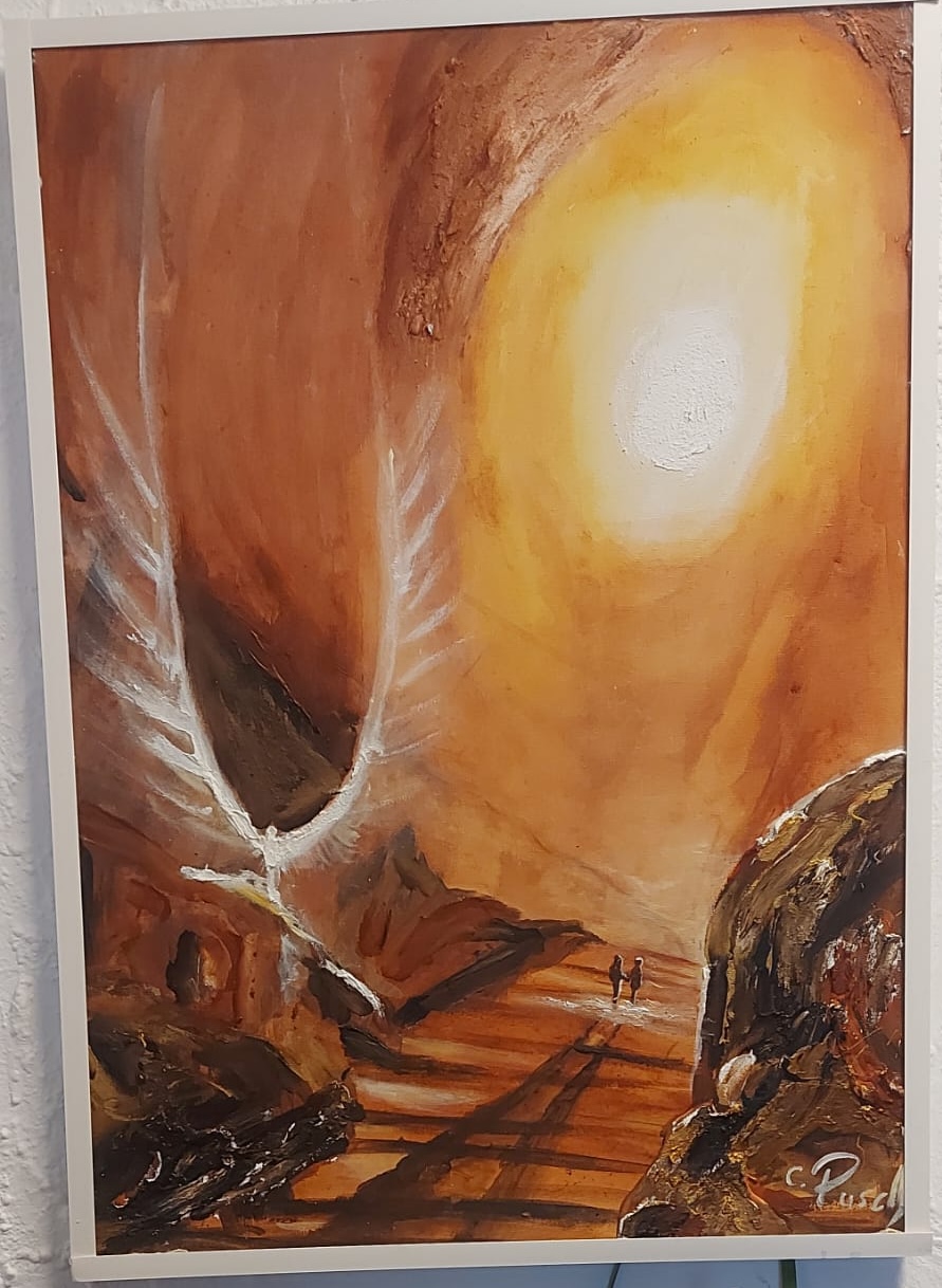 Prophetisches Gemälde von Christa Push — Werk 1