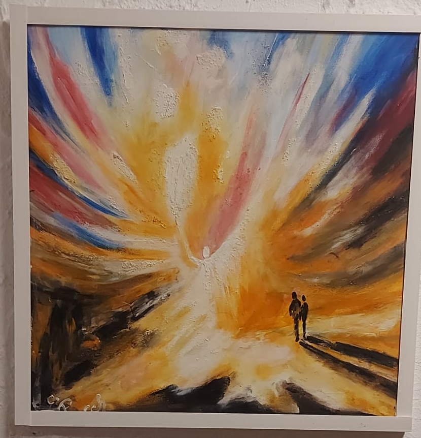 Prophetisches Gemälde von Christa Push — Werk 15