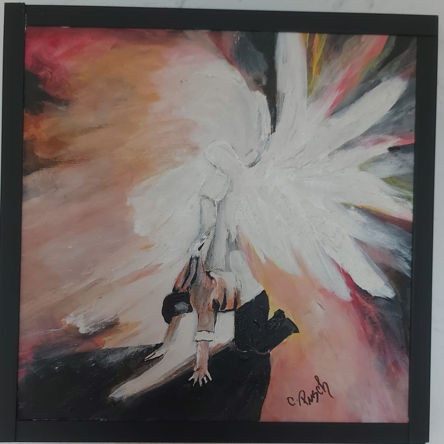 Prophetisches Gemälde von Christa Push — Werk 17
