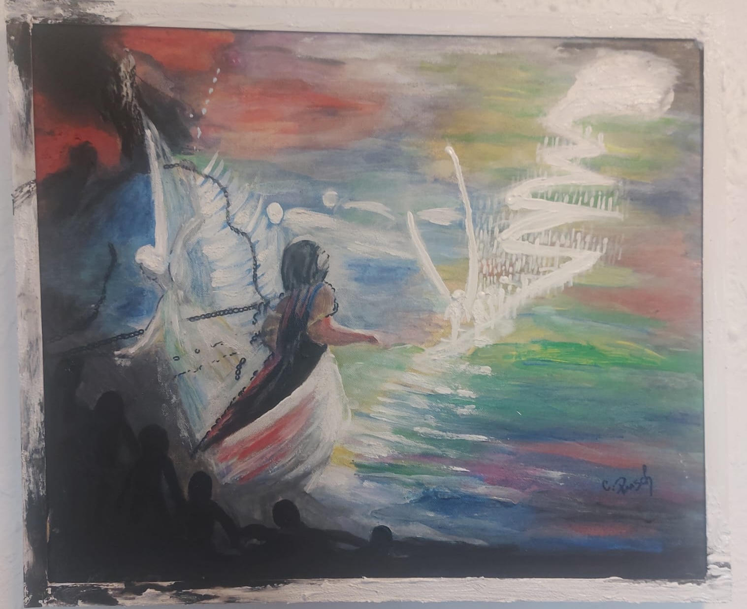 Prophetisches Gemälde von Christa Push — Werk 19