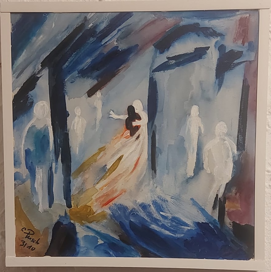 Prophetisches Gemälde von Christa Push — Werk 2
