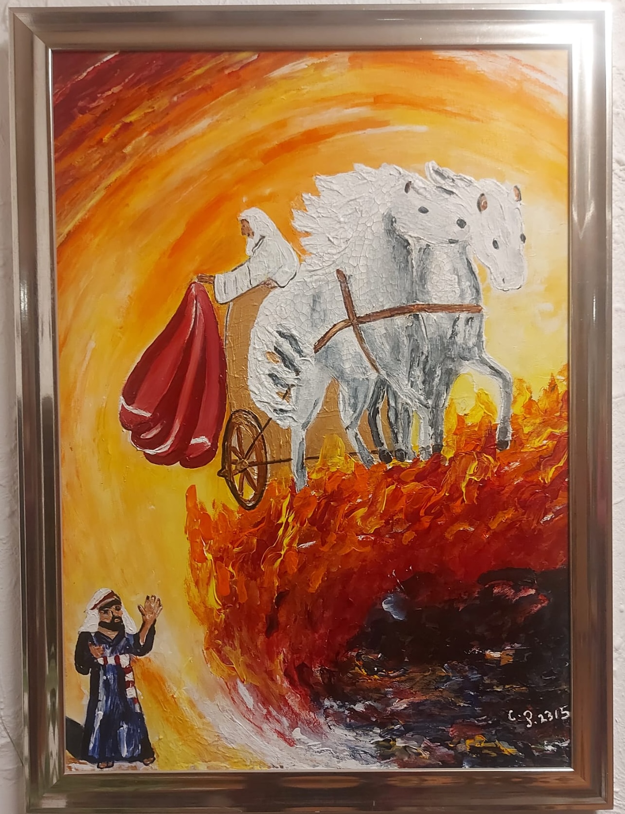 Prophetisches Gemälde von Christa Push — Werk 22