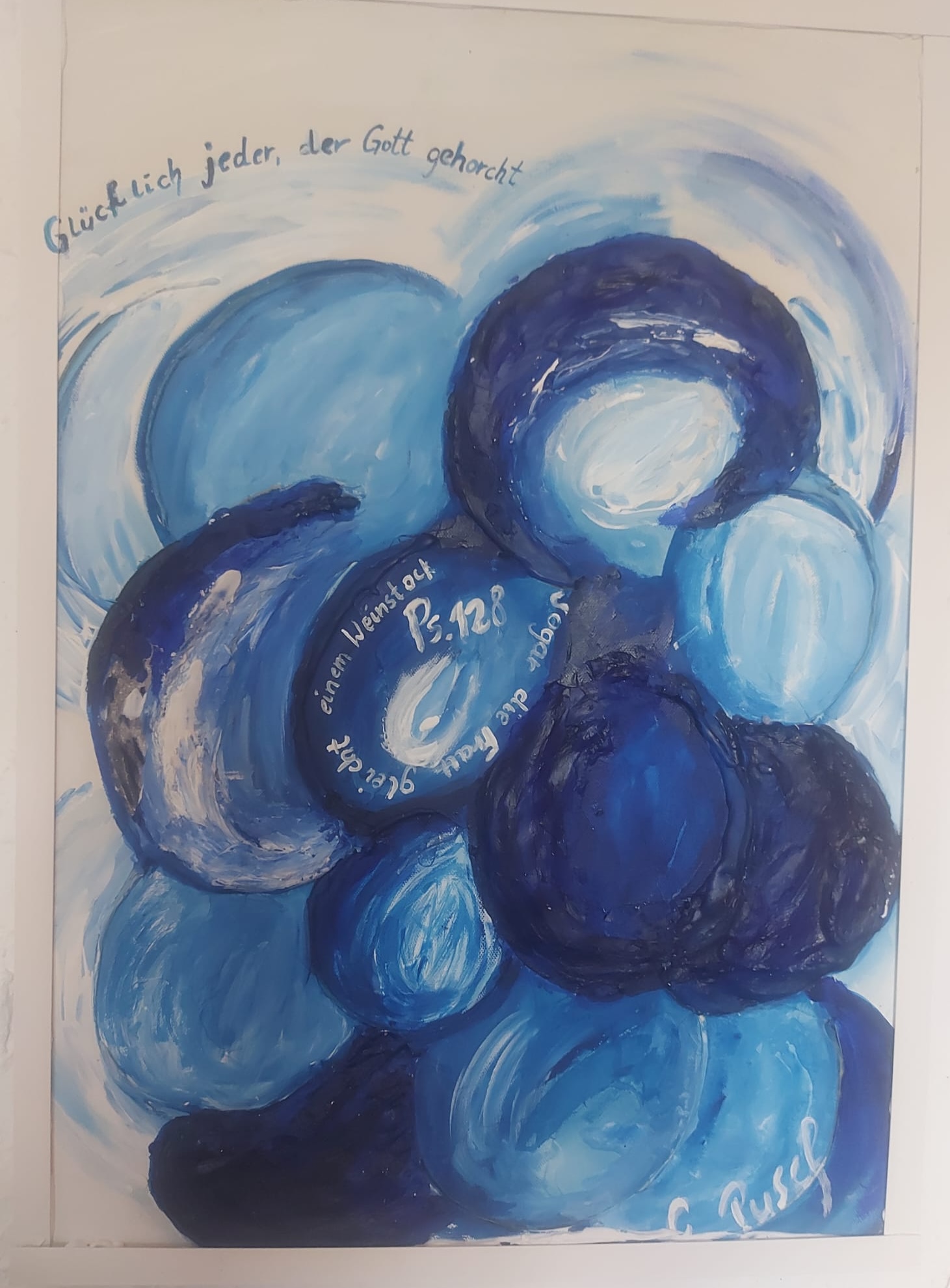 Prophetisches Gemälde von Christa Push — Werk 24