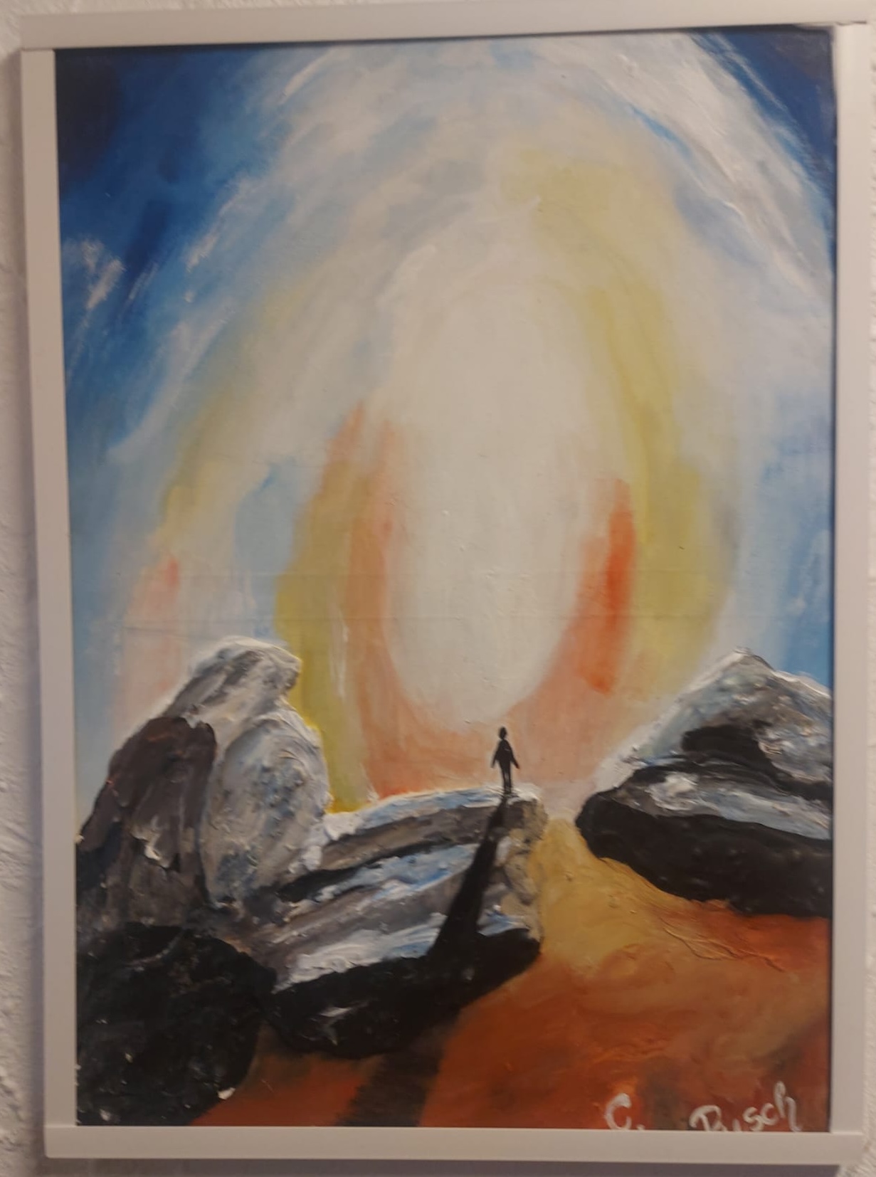 Prophetisches Gemälde von Christa Push — Werk 26