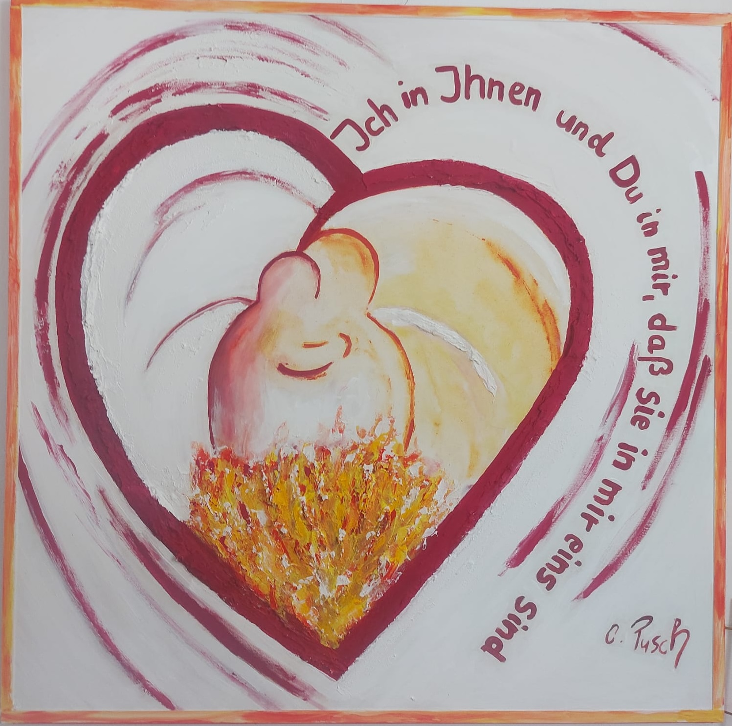 Prophetisches Gemälde von Christa Push — Werk 30