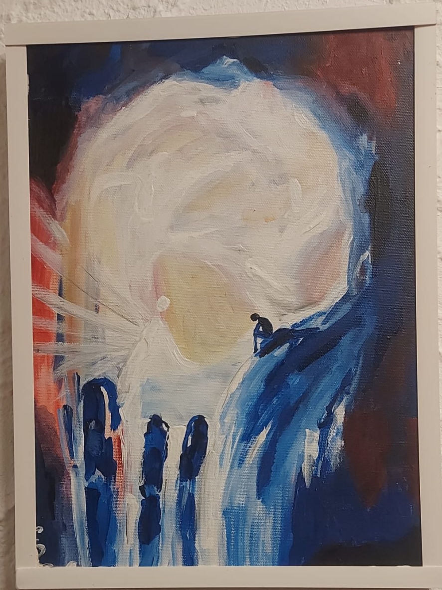 Prophetisches Gemälde von Christa Push — Werk 8